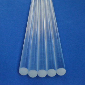 High Temperature Transparent Optical Fused Silica Quartz Glass Rod