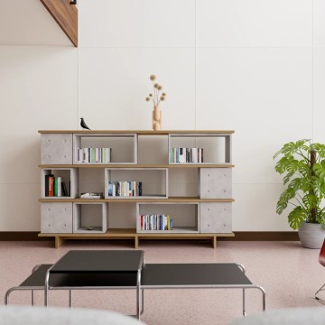 Assembled Building Block Concrete Storage Cabinet