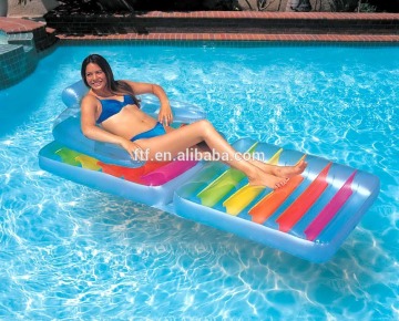 Inflatable floating row,air mattress