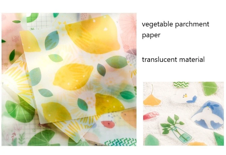 Translucent Paper Material Memo Paper for DIY Decoration