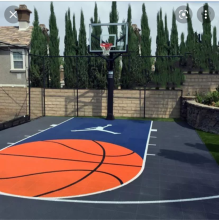 Garden Playground Basketball Court Plastic Sport Surface