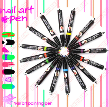 Paint Nail art Pen Acrylic Nail Pen Nail Art Polish Nail Art Pen Nail Art Drawing Pen -SO-125