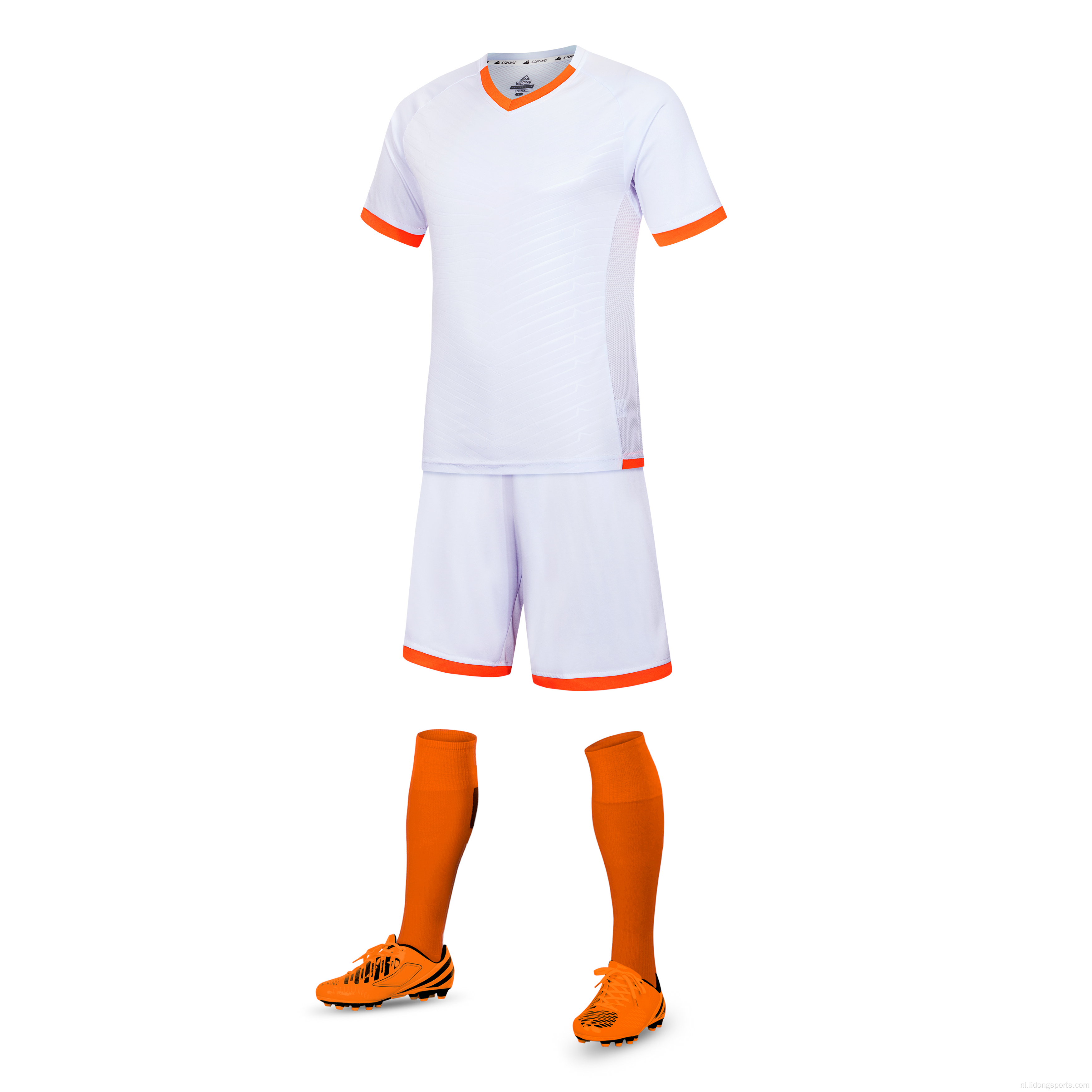 Groothandel voetbaluniform set/jeugdvoetbaljersy set