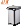 JAH Stainless Steel Semi-automatic Compress Pedal Dustbin