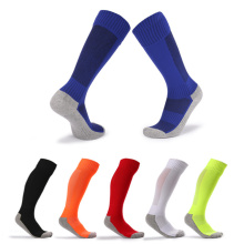 Adult Knee-Length Non-Slip Football Socks with Towel Bottom