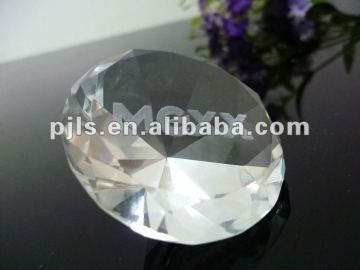 3D Laser crystal diamond paperweight