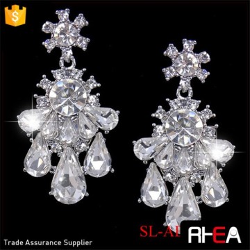 Alloy Rhinestones Dangle Earring crystal earring bridal earring alloy earring shell earring