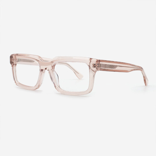 Rectangular Full-rim Acetate Male's Optical Frames 23A3160