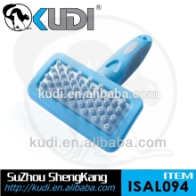 Soft handle dog grooming massage brush
