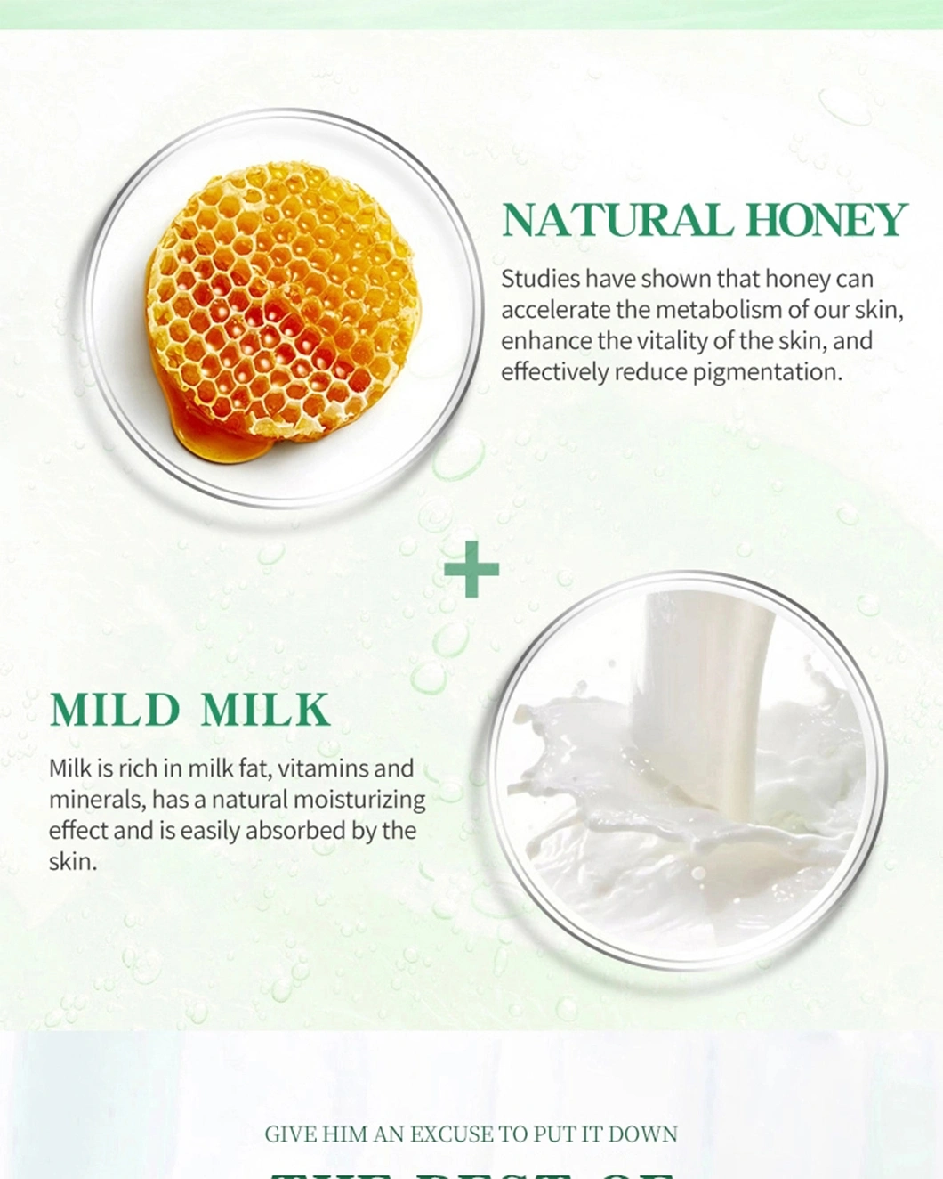 OEM/ODM Wholesale 100% Milk Honey Hand Wax for Skin Care