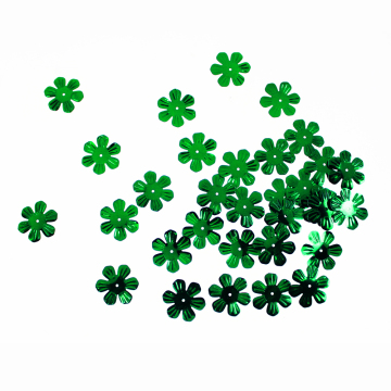 Green Flower shape Sequin