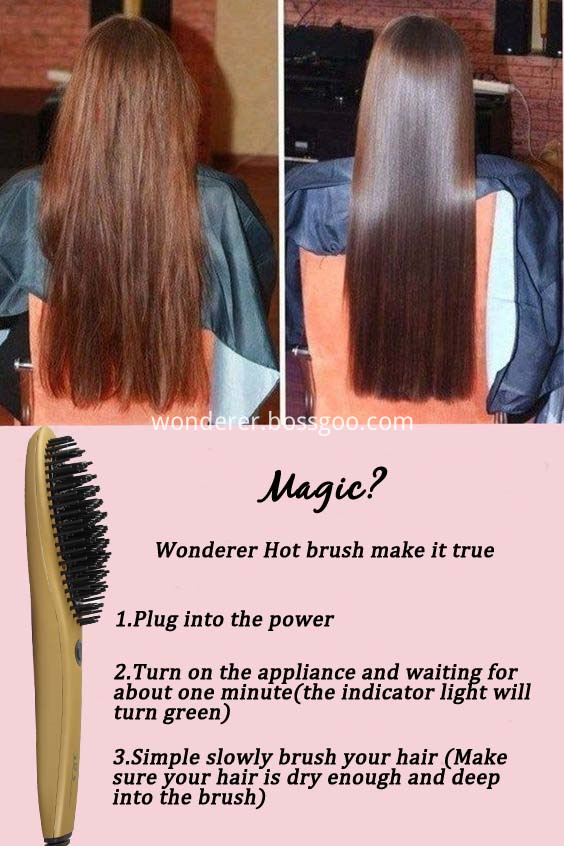 Hair Straightening Brush