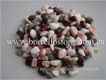 Natural color pebble stone