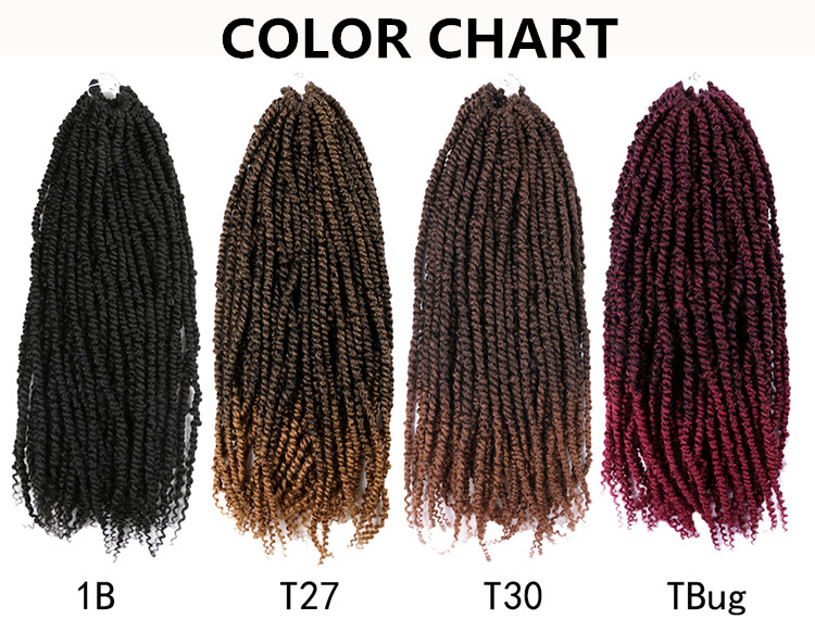 Wholesale Pretwisted Passion Twist Crochet Hair Extension Jumbo Braiding Synthetic Crochet Hair Pre Looped