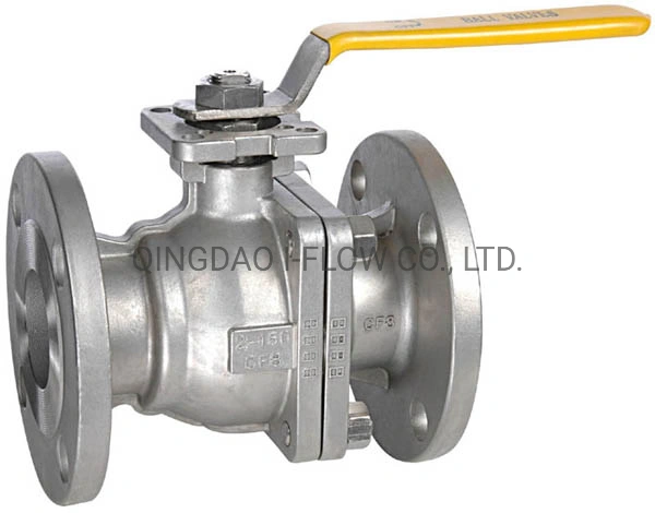 Two Piece National Standard High Platform Flange Ball Valves