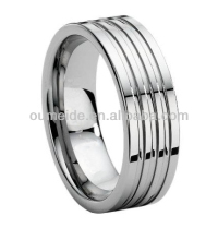 Titanium Wedding Band Ring Multi Band Effect Ring