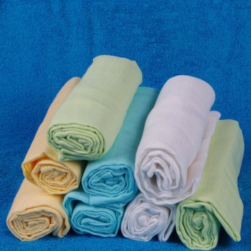 100% Cotton 60g Dyed Solid Color Cotton Babies Nappies Baby Products