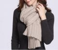 90% Wol 10% Cashmere Knitted Scarf