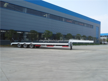 3 axle low flat-panel semi-trailer for sale