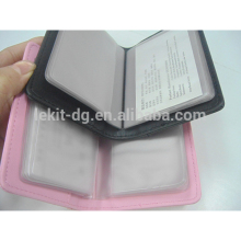 driving license card holder, 2-fold vinyl card holder