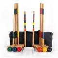 Set da croquet classico con mazze in legno