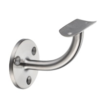 Wall mounted external stair handrail support