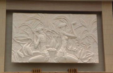 artistic stone relief sculpture