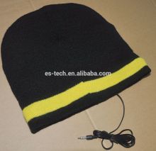 Wired headphone with hat headphones with detachable speakers