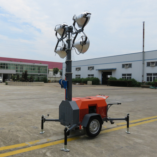 Best Sell Telescopic 7M Diesel Generator Mobile Light Tower