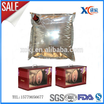 wine packaging bag in box / bag in box for wine / bag in box wine dispenser