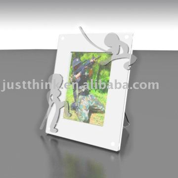 plastic decorative photo frame