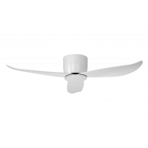 3 blade top suction white fan with light