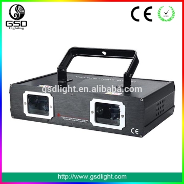 Gesida Light Blue Laser Light 2 Heads Blue Stage Disco Laser Show Projector