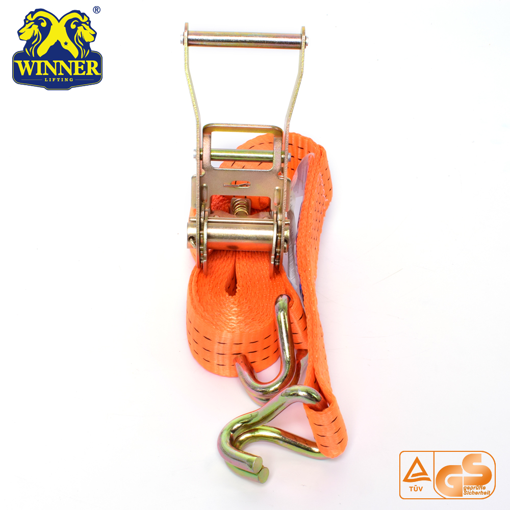 Heavy Duty Polyester Tie Down Ratchet Lashing Cargo Strap