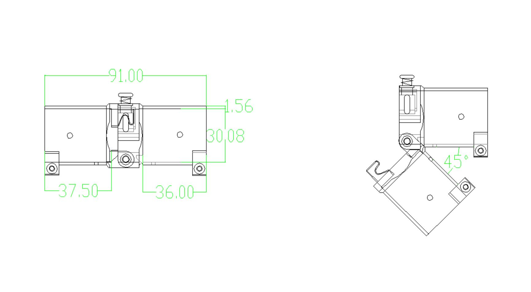 30mm one key foldable joint measurement