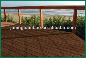 Outdoor strand woven bamboo decking