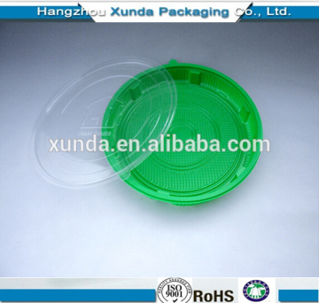 2015 plastic blister big plates with lid PP/PET big tray