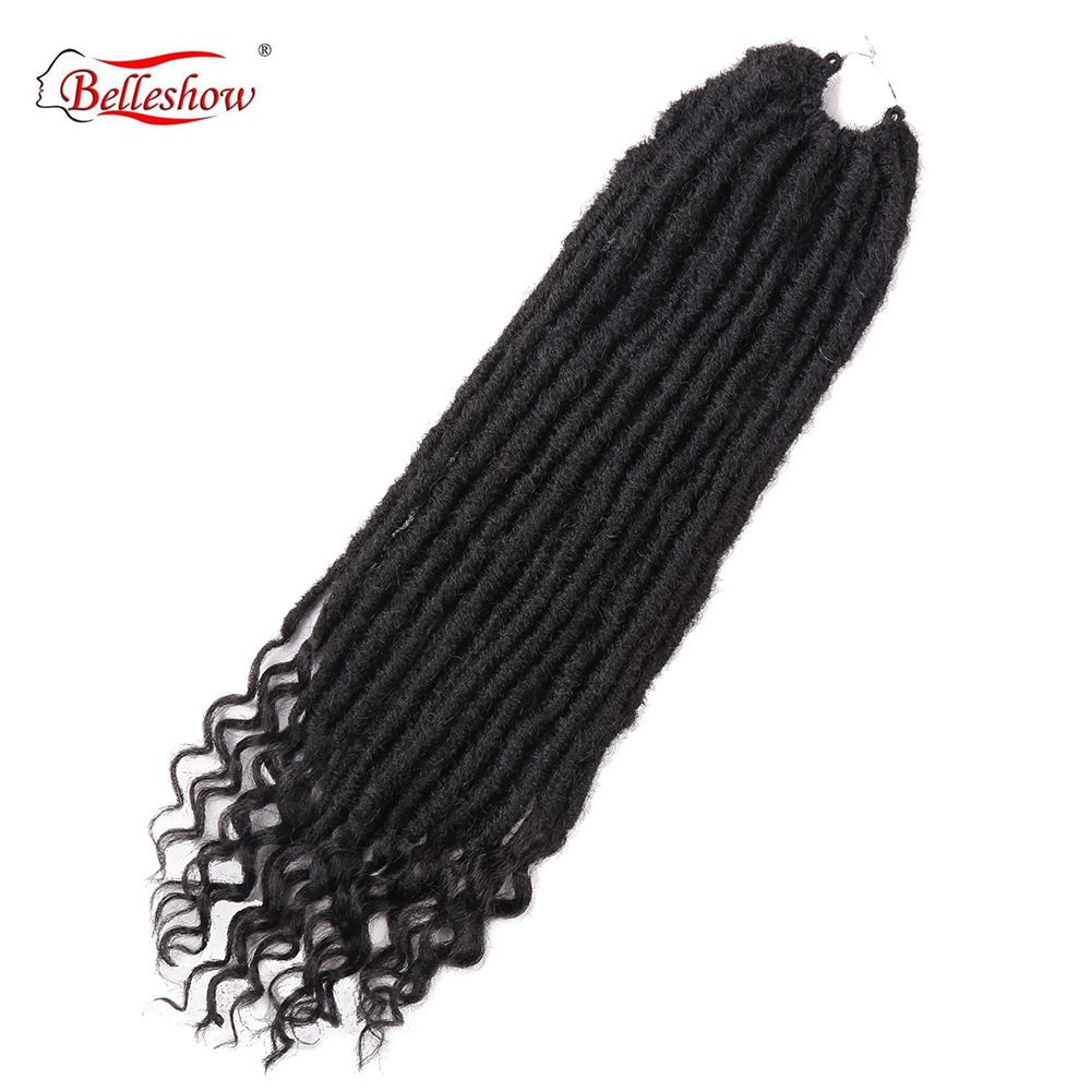 Hot sell synthetic fashion crochet hair SOUL GODDESS 20inch low temperature flame retardant silk ombre faux dreadlocks hair