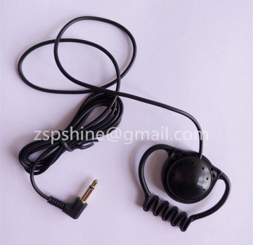 Professional Ear Hook Earphone Meeting Monitor headphone with 3.5mm Stereo Jack for Office worker Meeting Translation