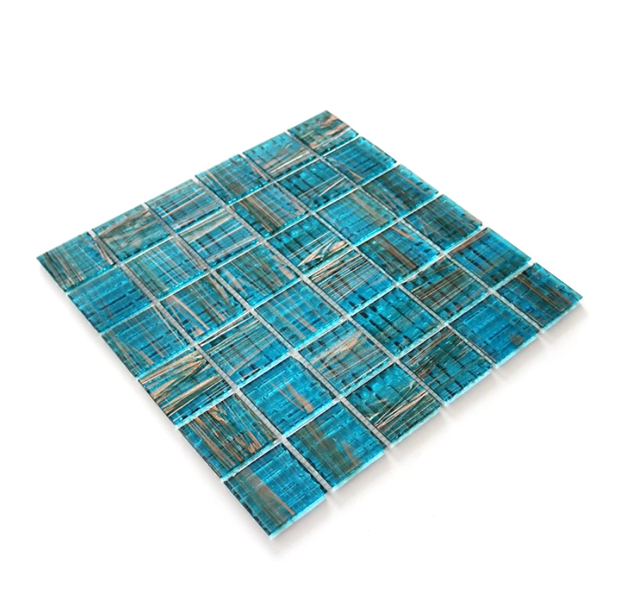 Outdoor glass mosaic tiles hot sale