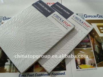 Vinyl face Gypsum Ceiling tiles