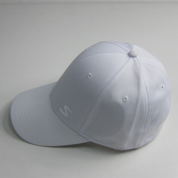 Custom White Embroidery Dry Fit Baseball Cap