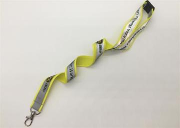 Promotions Gifts Reflective lanayrds Polyester Lanyards