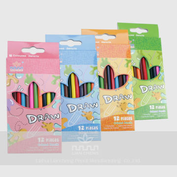 cheap wholesale wooden colour pencil