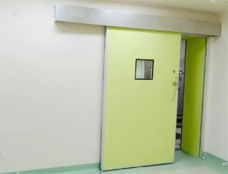 Stainless steel airtight interior hospital sliding door