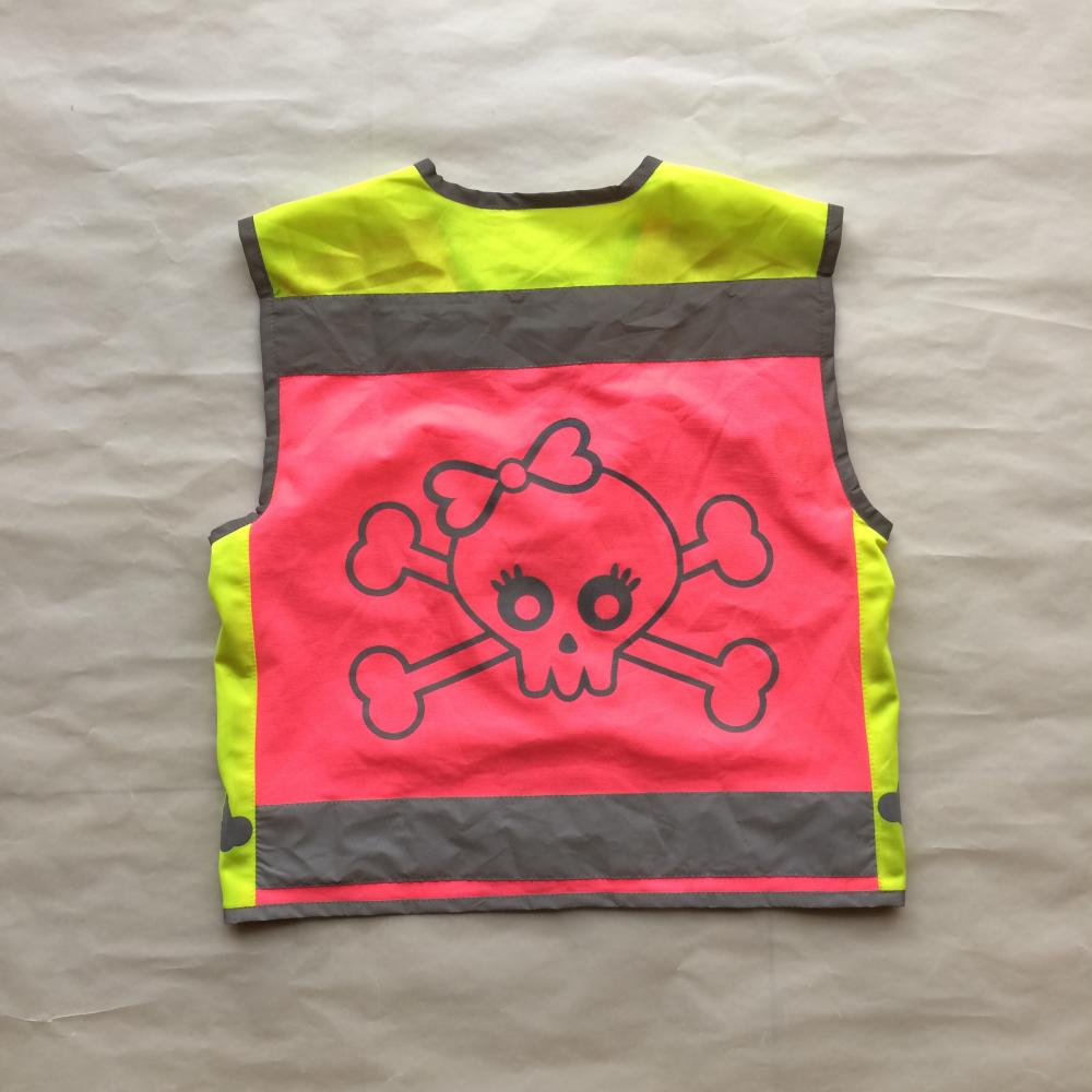 Childrens pink reflective safety vest wholesale