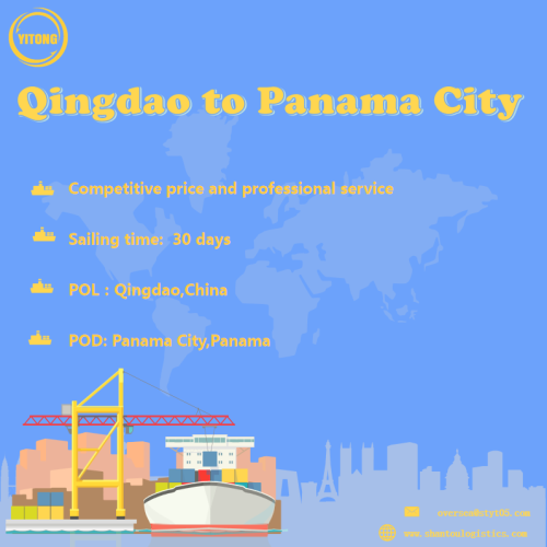 Servizio merci di mare da Qingdao a Panama City