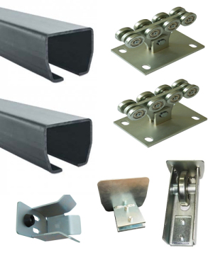 Cantilever gate kit system