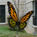 Angepasste moderne Best verkauft Simulation rostfrei Stahl Tier Skulptur-Schmetterling