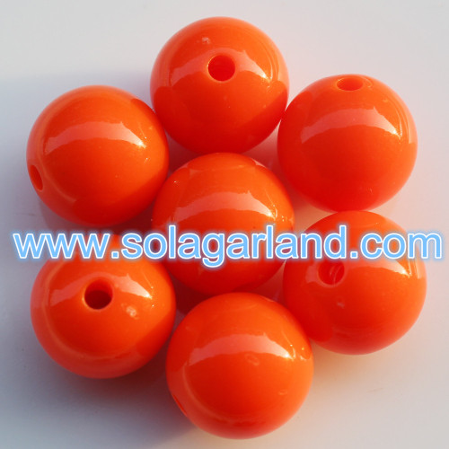 6-30MM Acrylic Round Chunky Bubblegum Beads Cheap Beads Online